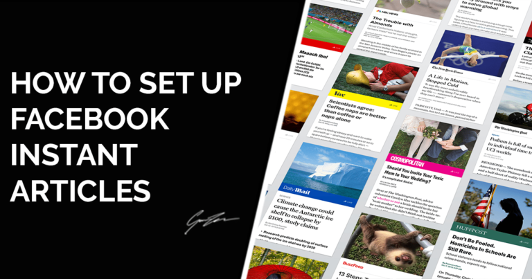 Setting Up Facebook Instant Articles