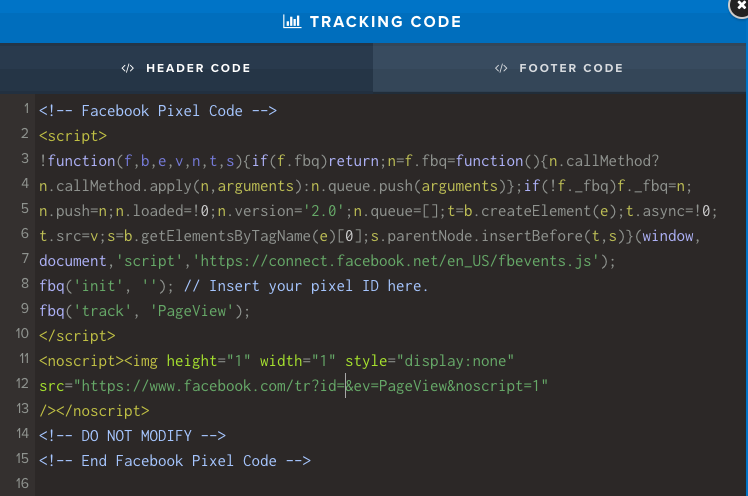 Clickfunnels tracking code