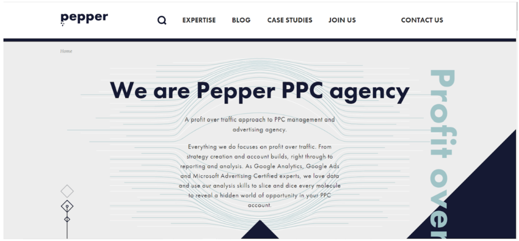 uk google ad agencies - pepper